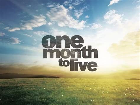 One Month To Live Part 2 Church Of Hope Ocala Fl