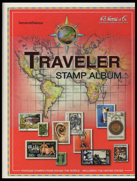 New He Harris Traveler Stamp Album Complete With Pages Brand New