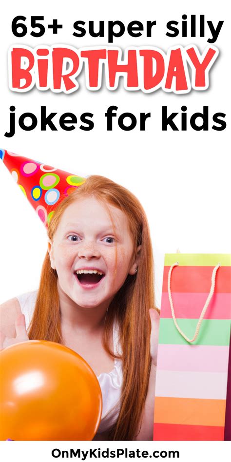 65 Hilarious Birthday Jokes For Kids ~ On My Kids Plate Birthday