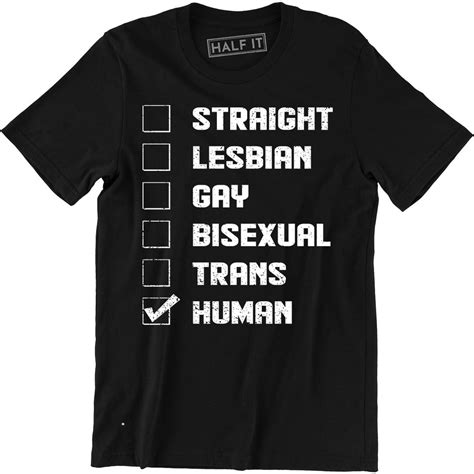Straight Lesbian Gay Bisexual Trans Humans Checklist Pride Etsy