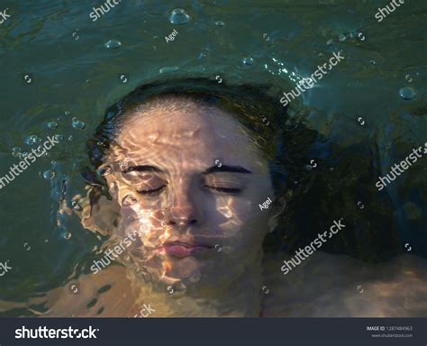 Girl Coming Out Water Stock Photo 1287484963 Shutterstock