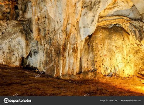 Beautiful Stalactites On The Trails Inside The Muang On Cave Chi