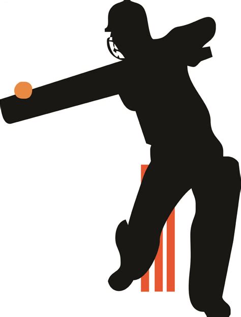 Cricketer Silhouette Signs2schools