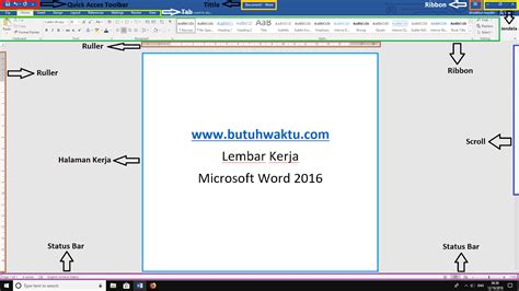 Bagian Bagian Lembar Kerja Microsoft Word Butuhwaktu