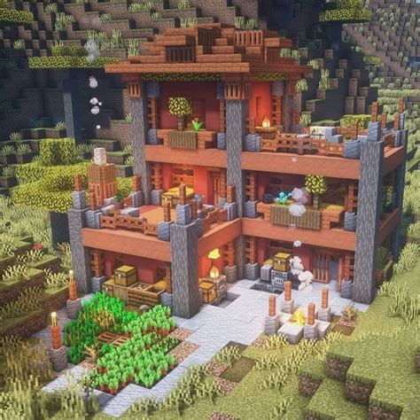 ⛏️ Minecraft And Hytale Builds 🌍 On Instagram “savanna Survival House