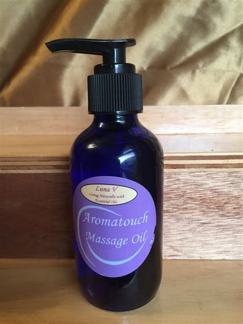 Organic Massage Oil With Essential Oils Etsy