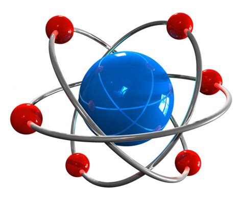 3d Model Of The Atom Stock Photos Royalty Free 3d Model Of The Atom