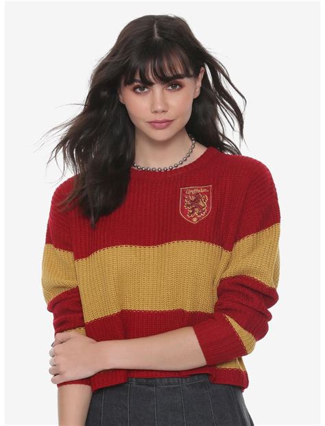 Harry Potter Gryffindor Girls Quidditch Sweater Hot Topic