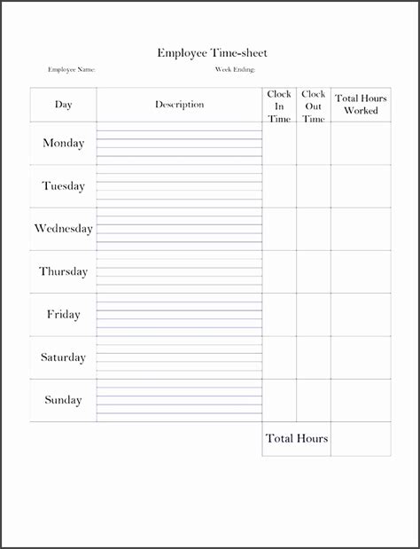 Otherwise, download the excel spreadsheet or google sheet. 8 Free Printable Time Cards Templates - SampleTemplatess - SampleTemplatess