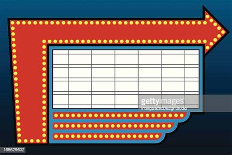 Marquee Sign Arrow Photos And Premium High Res Pictures Getty Images