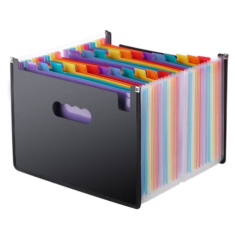 Organ Expanding Colored File Folder A4 Organizer Portable Business