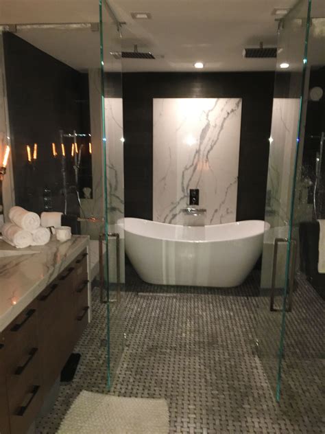 Modern Master Suite Stand Alone Tub Inside Of A Massive Shower