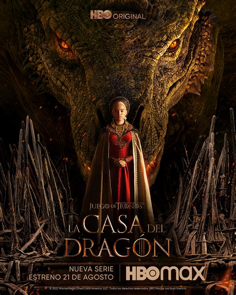 Mirá El Poster De House Of The Dragon Precuela De Game Of Thrones