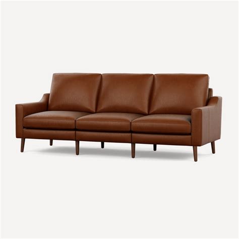 Burrow Launches Leather Sofa Nomad Collection See Burrows New