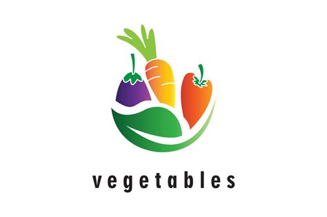 Vegetable Logo Icon Vector Illustration Graphic By Cavuart · Creative