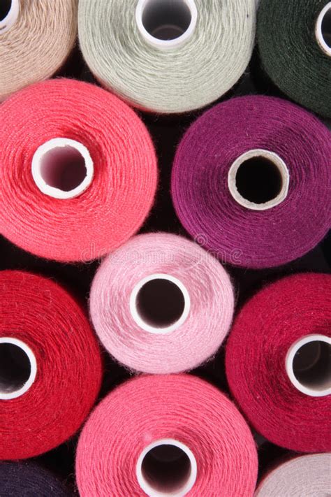 Thread spools stock photo. Image of lilac, brown, color - 12801146