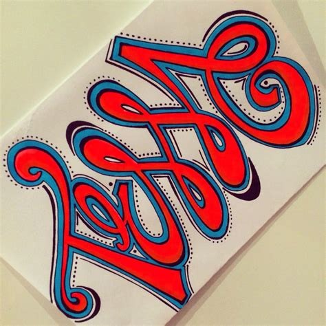 Freehand Lettering I Did For My Flatmate Tessa Typography