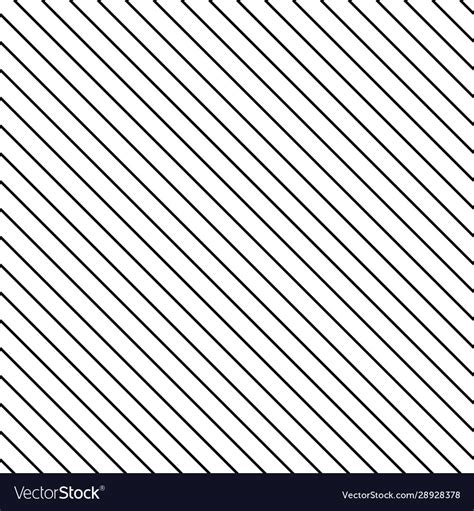 Black And White Diagonal Stripes Background Vector Image