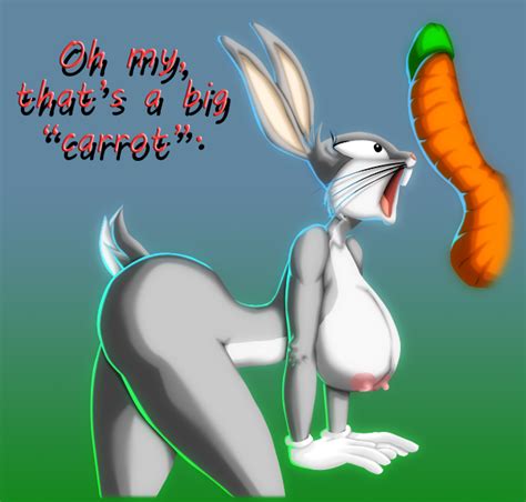 rule 34 ass balls breasts bugs bunny carrot disembodied penis female lagomorph large breasts