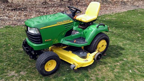 John Deere X485 Lawn Tractor Maintenance Guide And Parts List