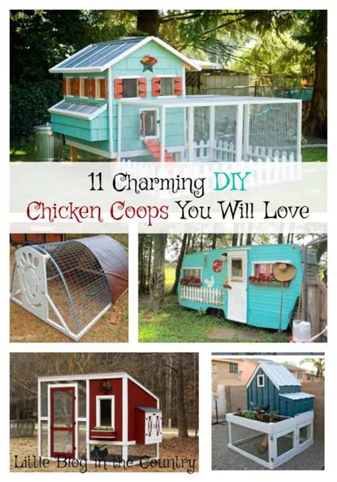 11 Charming DIY Chicken Coops You Will Love Simple In The Country