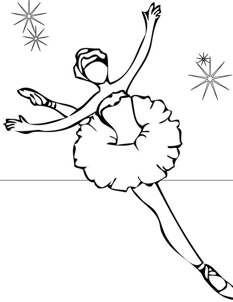 Ballerina Coloring Pages Printable