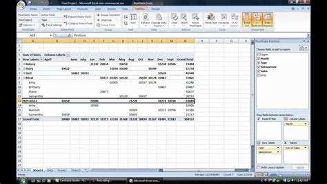 Pivot Table Excel For Dummies