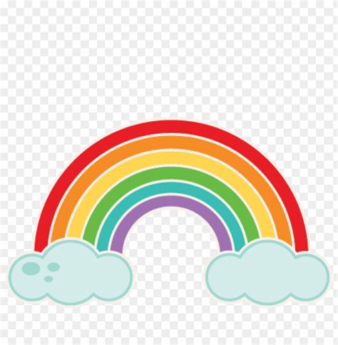Rainbow Svg Scrapbook Cut File Cute Clipart Files For Cute Rainbow
