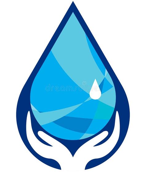 Save Water Logo Vector Illustraion Stock Vector Illustration Of