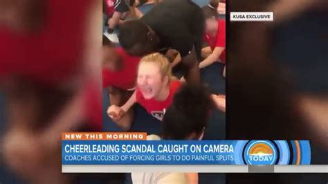 Cheerleaders Forced Into Splits Horrifying Must Watch Youtube
