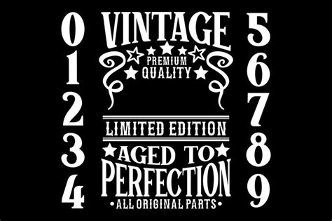50th Birthday Svg Aged To Perfection Vintage Svg So Fontsy