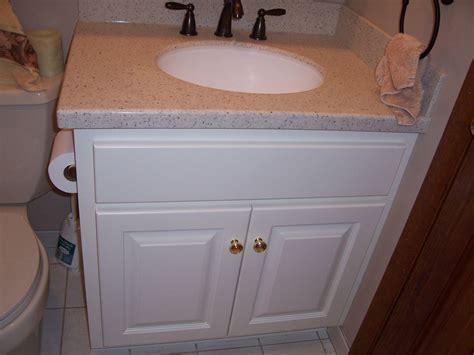 The client loved the idea, see model 'a'. Hand Crafted Custom Painted Bathroom Vanity And Top by ...