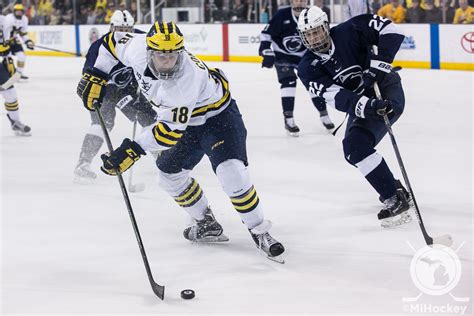 kyle connor named b1g first star of the week again selman third star