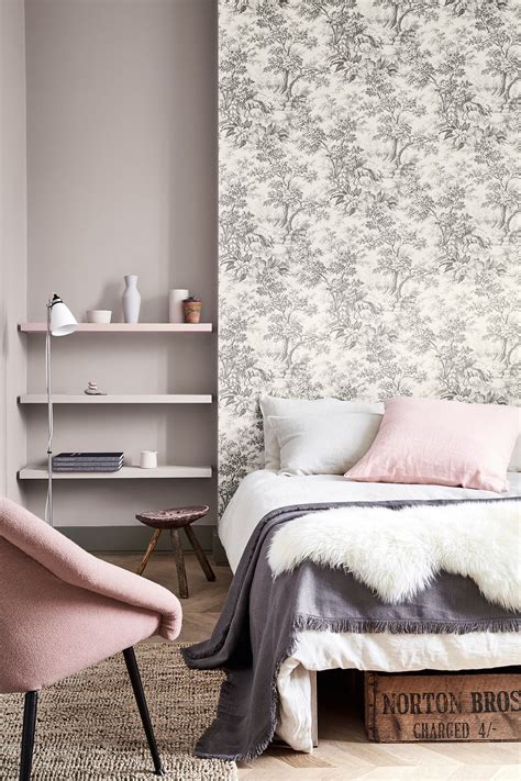 Grey Bedroom Wallpaper The Range