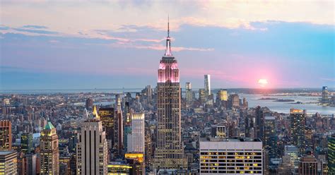 New York City Skyline With Empire State Building World Zoroastrian