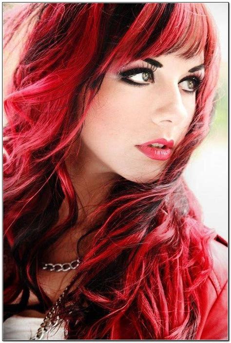 Pin By Alia Rowan On Beautiful Multi Color Hair Styles Shades Of Red Hair Funky Hair Colors