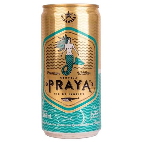 cerveja witbier praya lata 269 ml cerveja magazine luiza