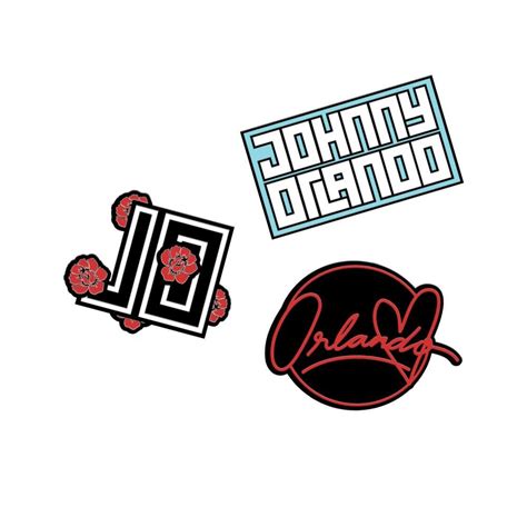 Logos Enamel Sets Johnny Orlando Merch Band Merch Funny Art