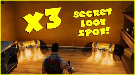 Secret Loot Chest Location Fortnite Youtube
