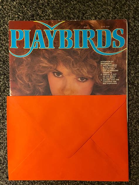 Playbirds No Vintage Adult Glamour Magazine Paul Raymond Etsy UK