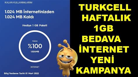 Turkcell Bedava Haftalik Gb Youtube