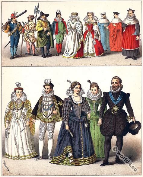 French Court Dresses 16th Century Fashion 16th Century Fashion