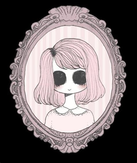 The writing looks like a words, but it's not in any recognisable language. creepy, pastel, and pink image | Creepy drawings, Pastel goth art, Creepy cute