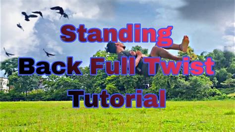 How To Standing Back Full Twist 360 Tutorial In Hindi Backfull Youtube