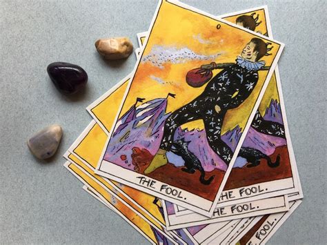 Tarot Cards The Fool Major Arcana Divination Tool Magic Etsy