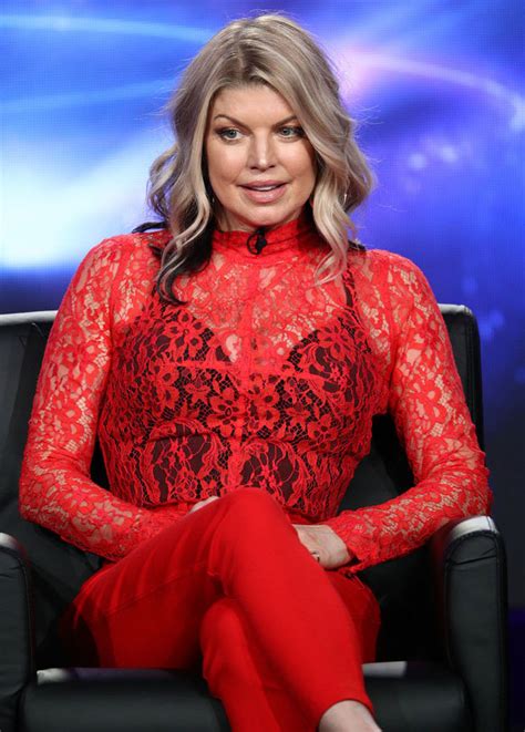 Fergie The Four Host Flaunts Lady Lumps In Sexy Flesh Flashing Display