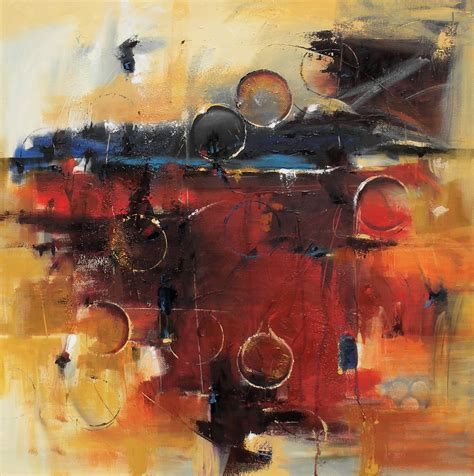 Radiant Horizon Contemporary Abstract Art By Cynthia Ligeros
