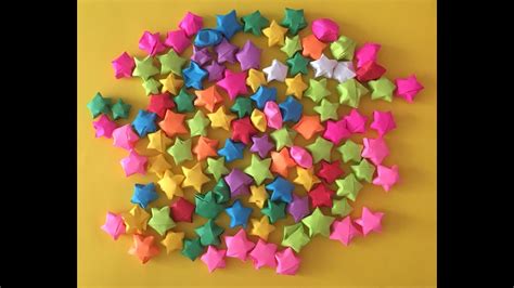 How To Make An Origami Little Paper Stars Youtube
