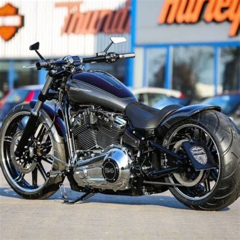 Harley Davidson Softail Custom Breakout Purple Greace By Thunderbike