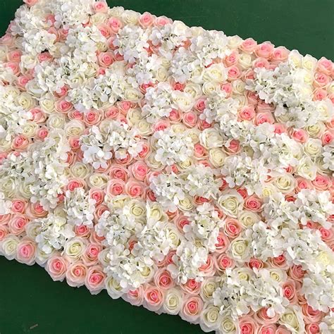 Blush Pink Wedding Backdrop Cream Silk Rose Ivory Flower Wall Etsy
